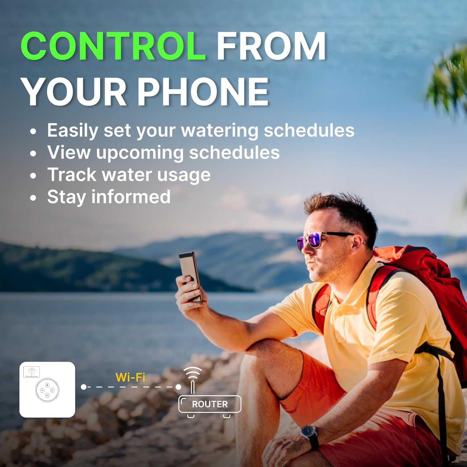 ImoLaza Smart Wi-Fi Sprinkler Controller